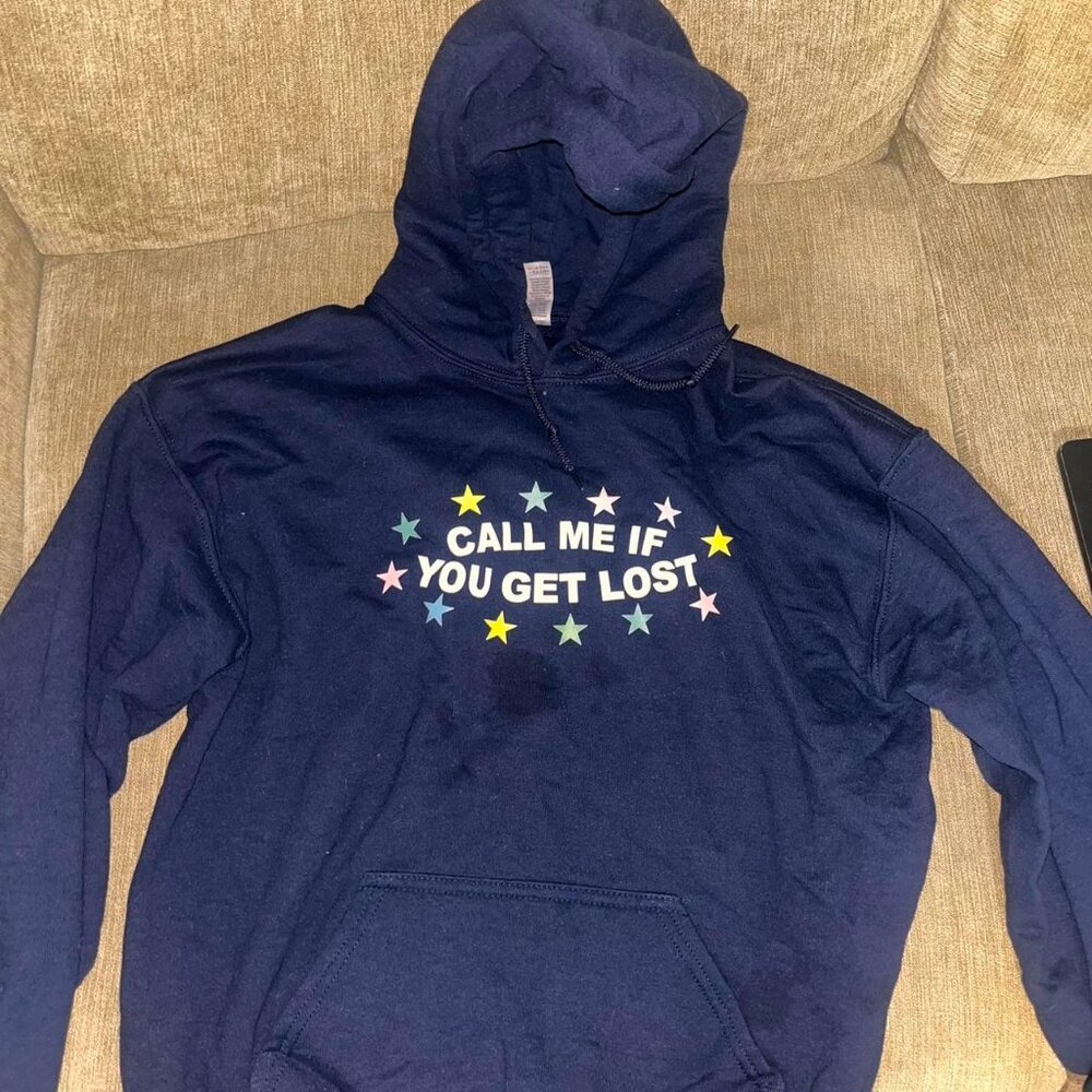 Navy call me if you get lost Tyler the creator sweatshirt